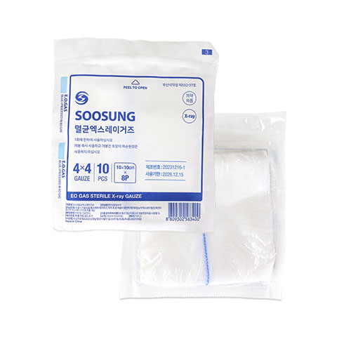 멸균엑스레이거즈<span>Sterile X-ray Gauze</span>