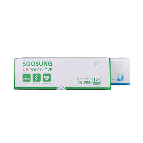 멸균폴리글러브<span>Sterile Poly Glove</span>