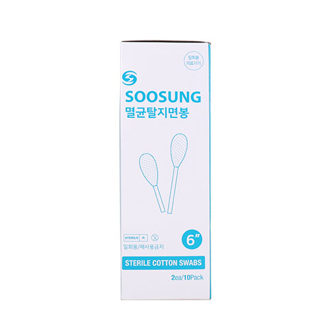 멸균탈지면봉<span>Sterile Cotton Swabs</span>