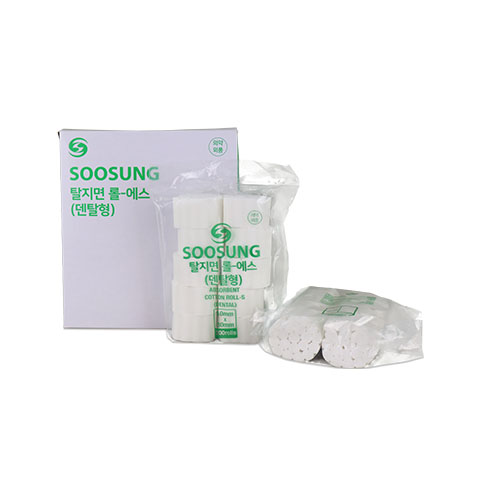 탈지면롤-에스(덴탈형)<span>Abstorbent Cotton Roll-S(Dental)</span>