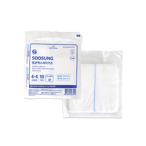 멸균엑스레이거즈<span>Sterile X-ray Gauze</span>